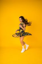 Sukienka na ramiączka Czarny Cudowronek - obrazek 3