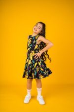 Sukienka na ramiączka Czarny Cudowronek - obrazek 4