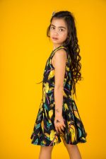 Sukienka na ramiączka Czarny Cudowronek - obrazek 6