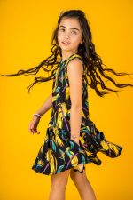 Sukienka na ramiączka Czarny Cudowronek - obrazek 8