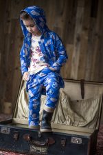 Spodnie Niebieskie Kwiaty - obrazek 2