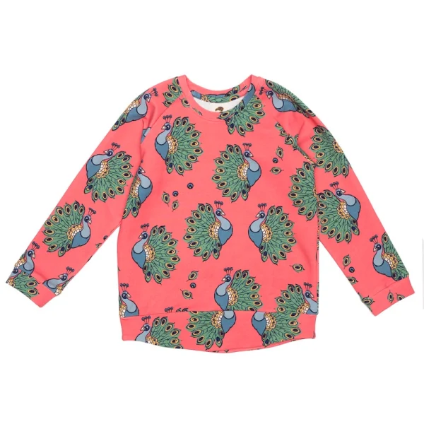 Coral Peacock Sweatshirt