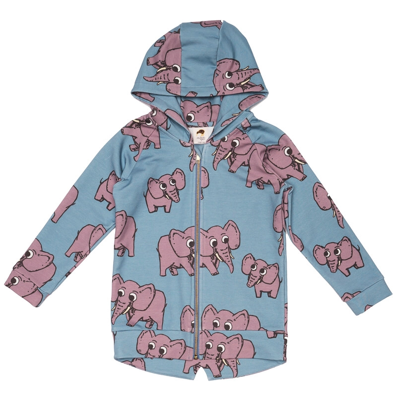 elephant-hoodie Elephant Zip Hoodie - Image 1