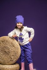 Purple Ribbed Beanie - Image 2