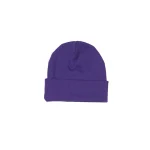 Purple Ribbed Beanie