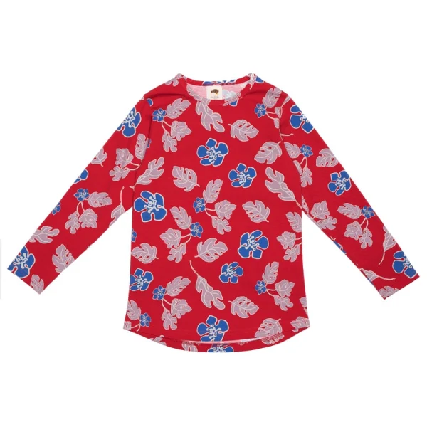 Red Flowers Longsleeve