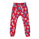 Spodnie Czerwone Kwiaty