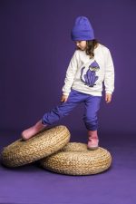 Purple Ribbed Beanie - Image 3