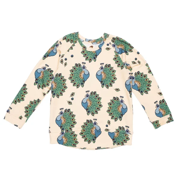 Yellow Peacock Sweatshirt