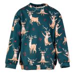 Green Reindeer Oversize Sweatshirt